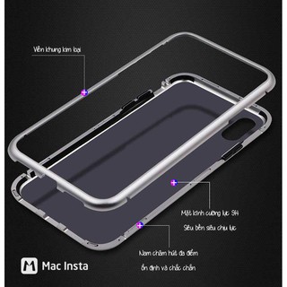 Ôp lưng hít nam châm cường lực 2 mặt iphone 7/iphone 8/iphone 7 plus/iphone 8 plus