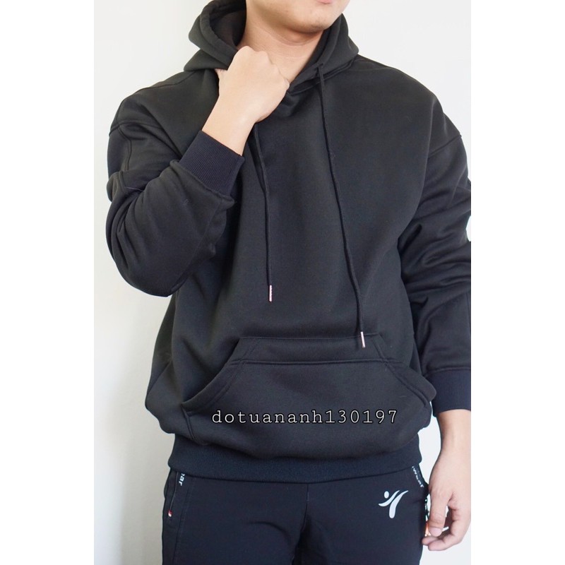 Áo Hoodie nỉ bông nam nữ 2 lớp | BigBuy360 - bigbuy360.vn