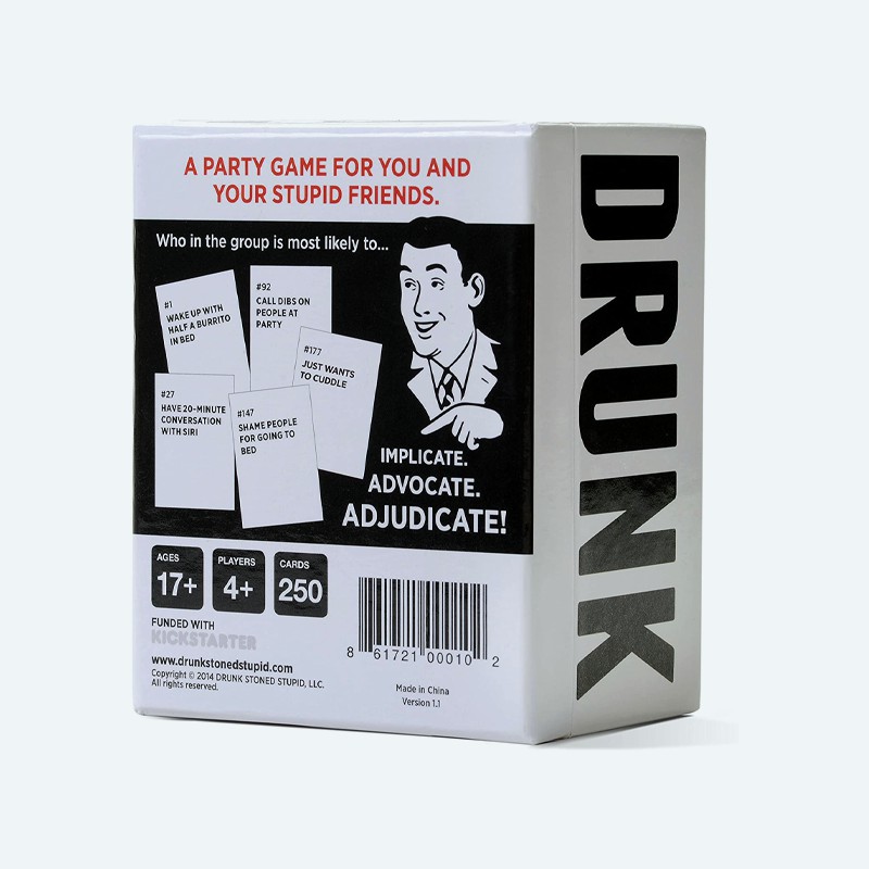 Drunk Stoned or Stupid [A Party Game] Card Game