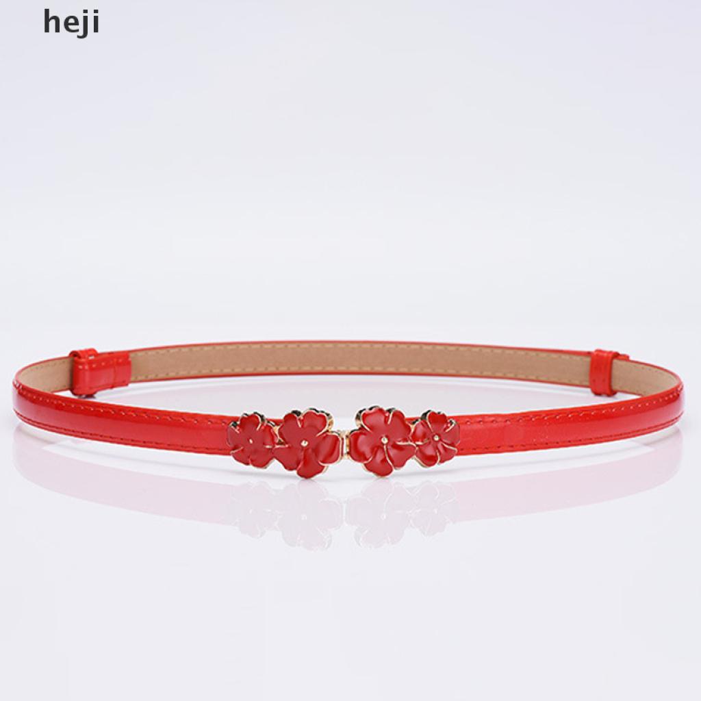 Thắt Lưng Da Bóng Họa Tiết Hoa Anh Đào Thời Trang Cho Nữ | BigBuy360 - bigbuy360.vn