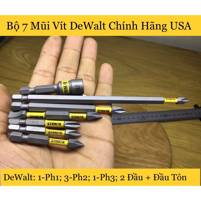 Bộ Mũi Vít DeWalt Chính Hãng Có Từ