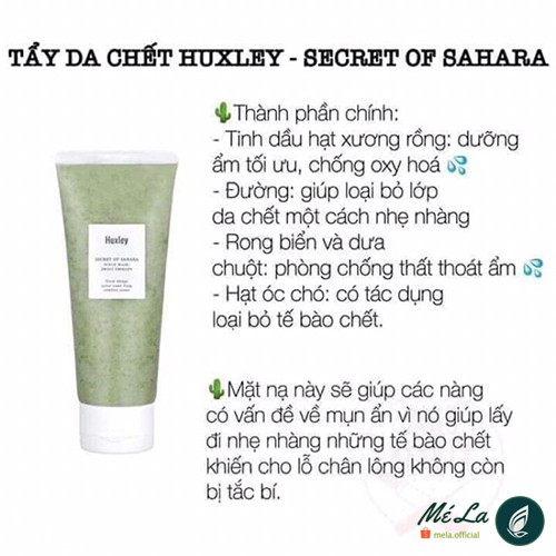 ✅ Mặt Nạ Tẩy Tế Bào Chết Huxley Scrub Mask Therapy 30G