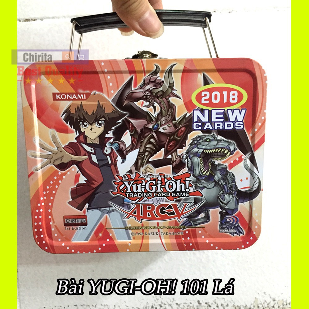 Bài Yugioh Hộp Sắt CAO CẤP Hơn 101 Lá Bài Tiếng Anh Cbán cho vui