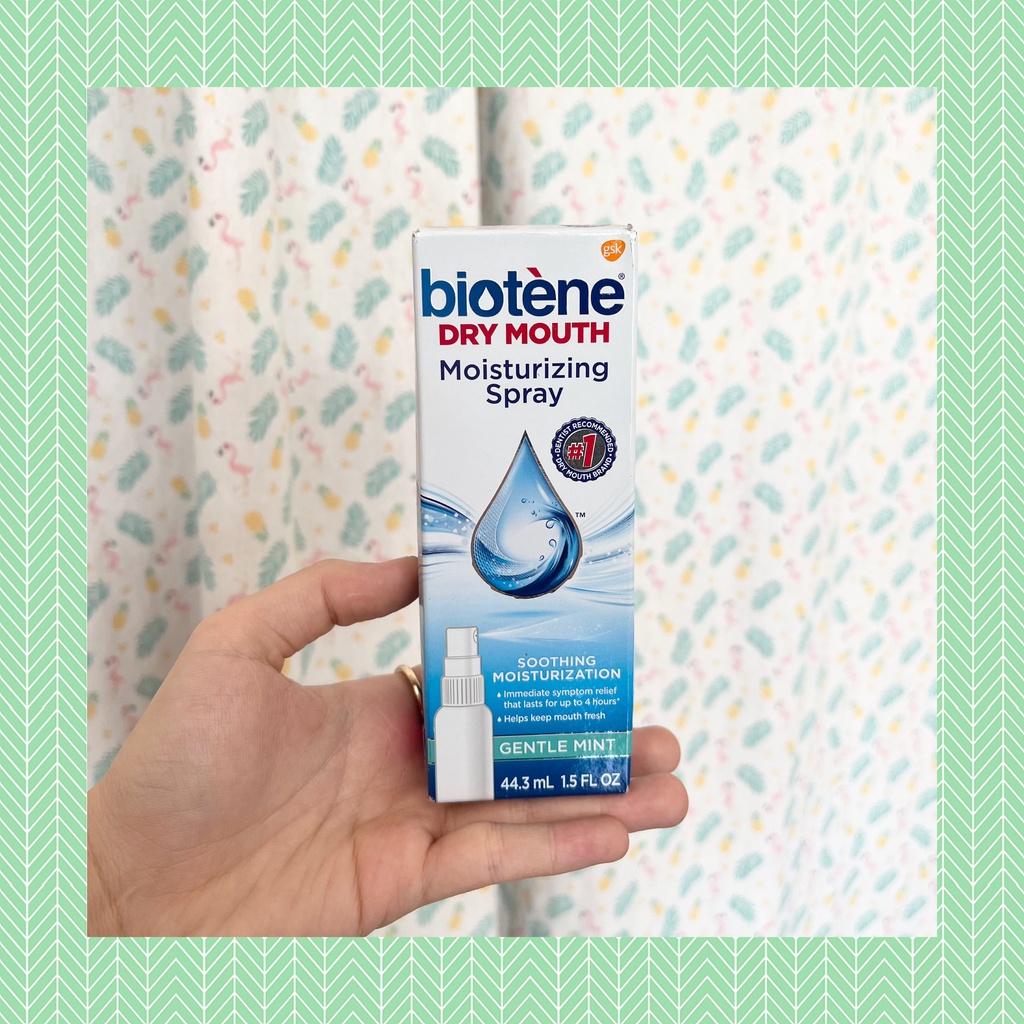 Xịt chống khô miệng Biotene Gentle Mint Moisturizing Mouth Spray