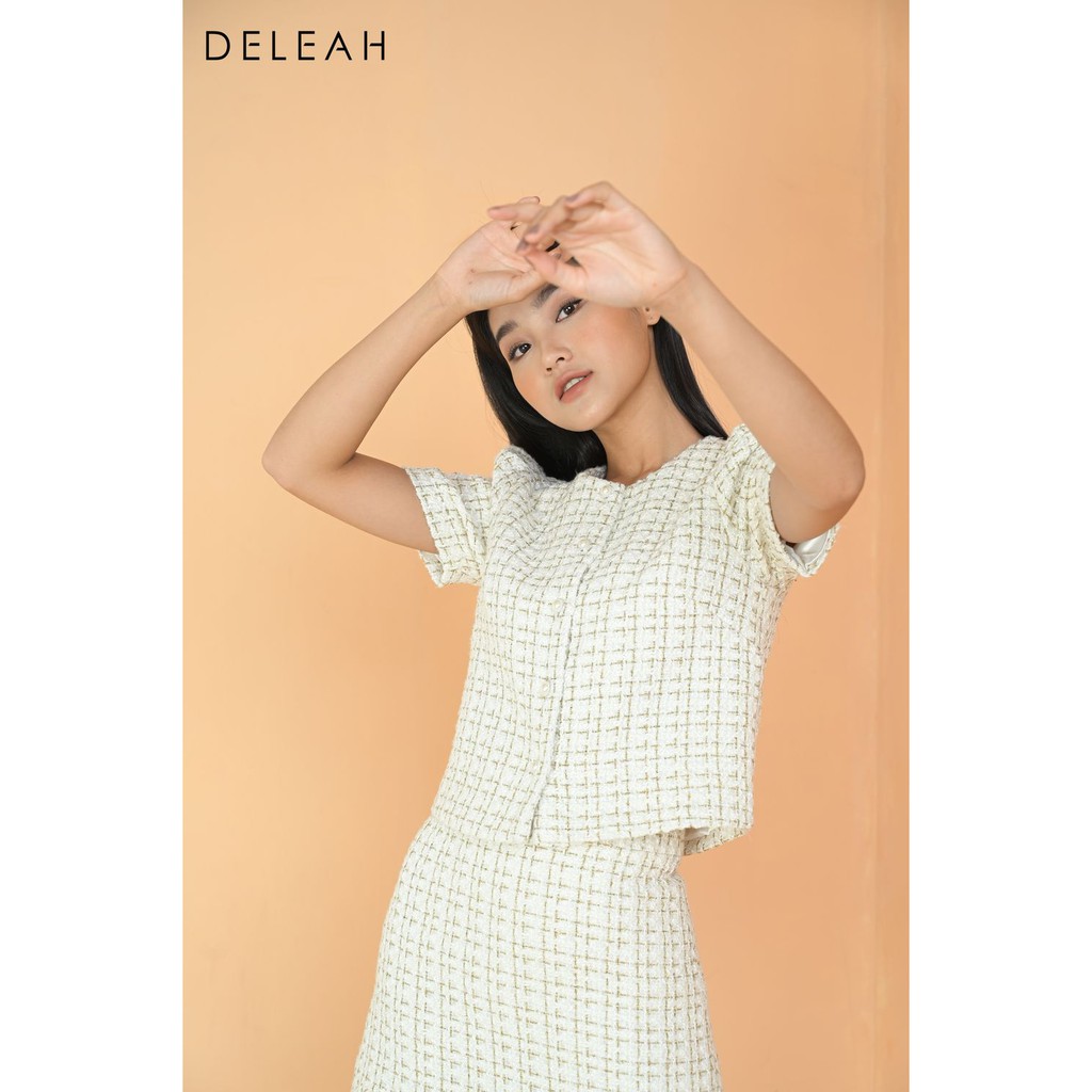 De Leah - Chân Váy Tweed Mini - Thời trang thiết kế