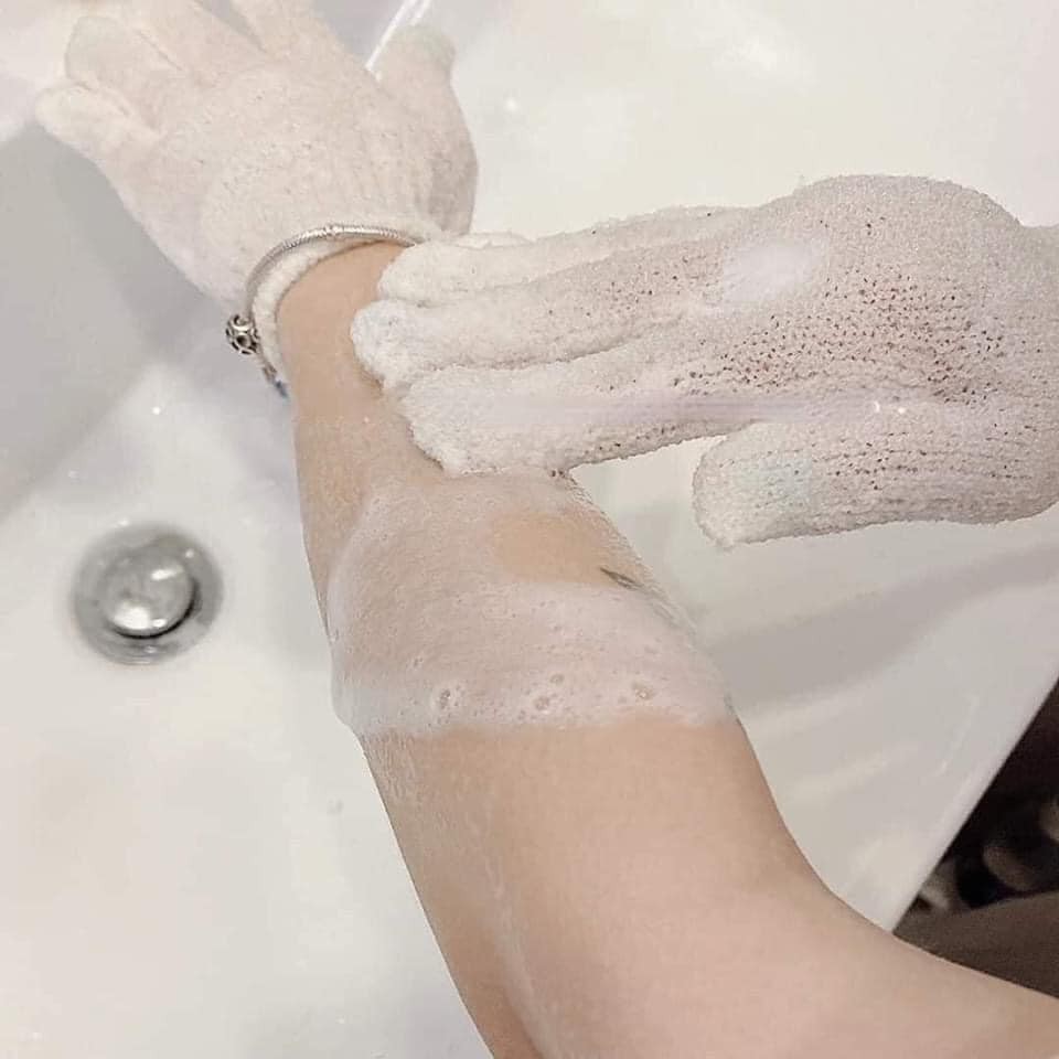 GĂNG TAY TẮM MASSAGE TẨY DA CHẾT BODY BEAUTY & EBELIN