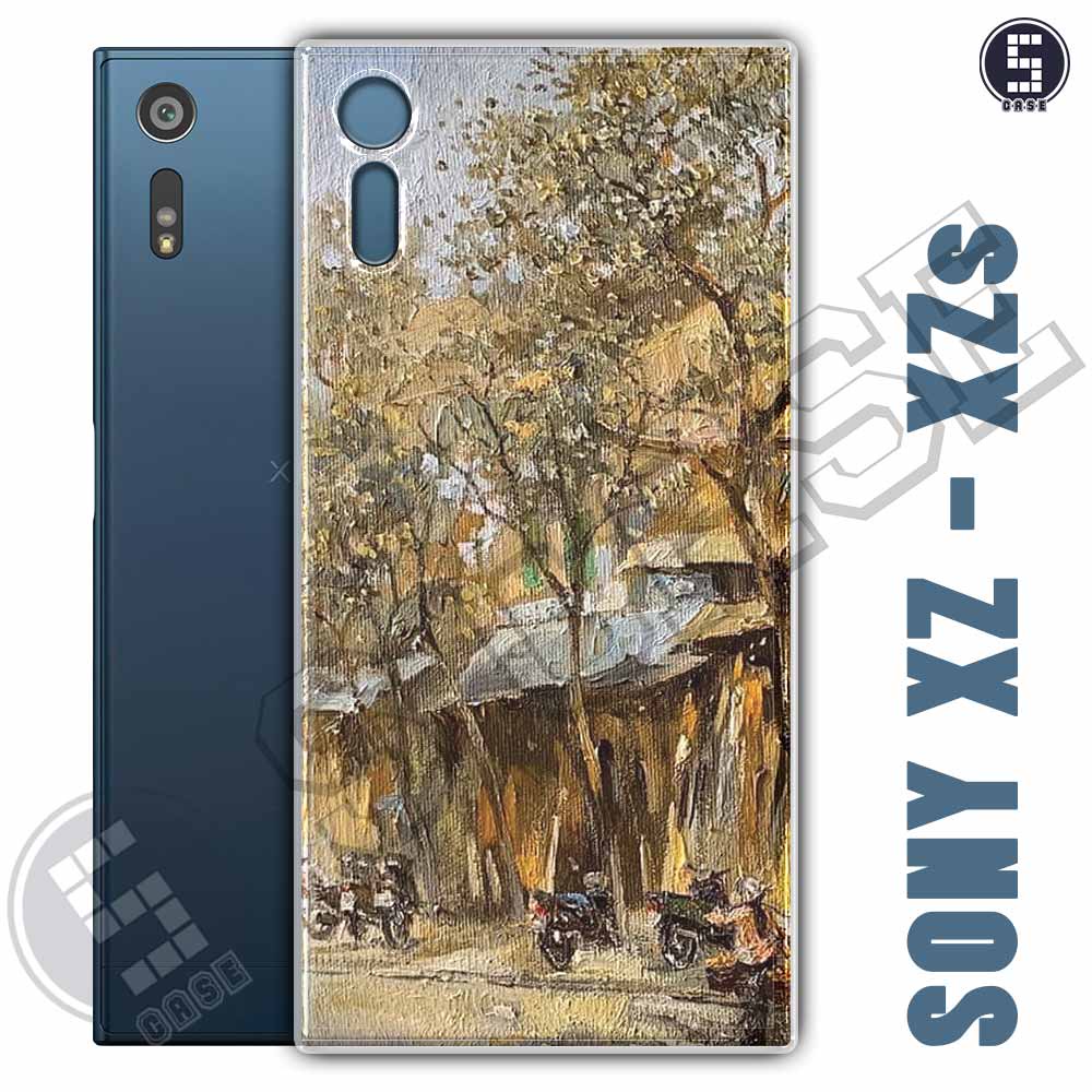 Ốp điện thoại Sony XZ / Sony XZs Dẻo Chống Shock Nhiều Mẫu Tuyển Tập 14 Phố Cổ Sơn Dầu A1407-CL14