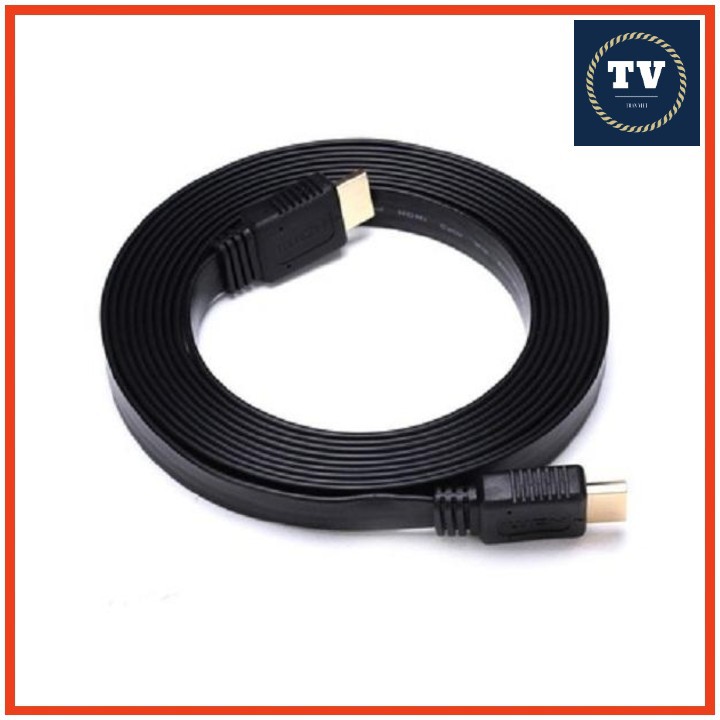 Cáp HDMI 5m dẹt đen