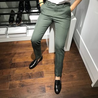Quần tây nam hàn quốc âu nam cao cấp Quần âu nam loại đẹp, quần tây nam Màu Ghi Xẫm LQA0033