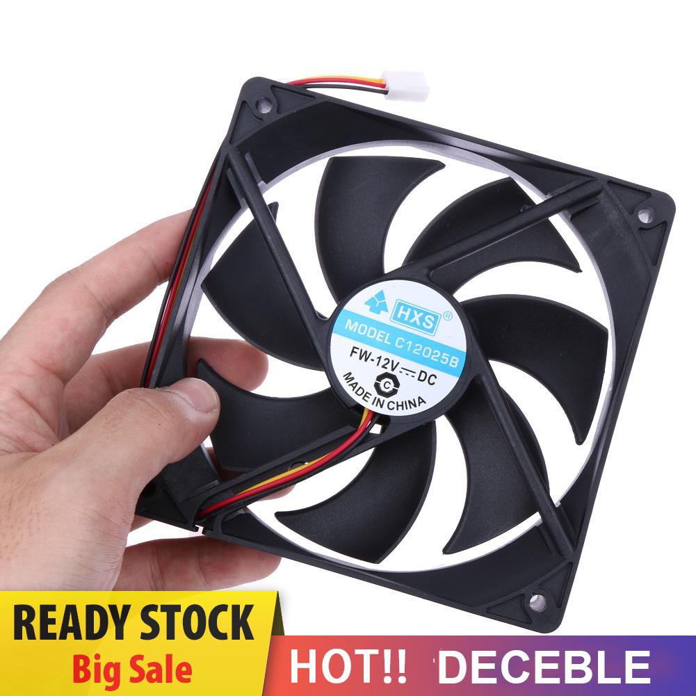 Quạt Tản Nhiệt Dc 120mm 120x25mm 12v 3pin Cho Pc