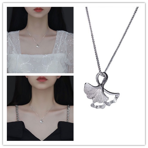 Vòng cổ Mặt Hình Lá Phong Phong Cách Cổ Điển Thời Trang Cho Nữ