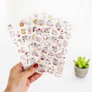 Sticker bé mầm cây set 6 tấm