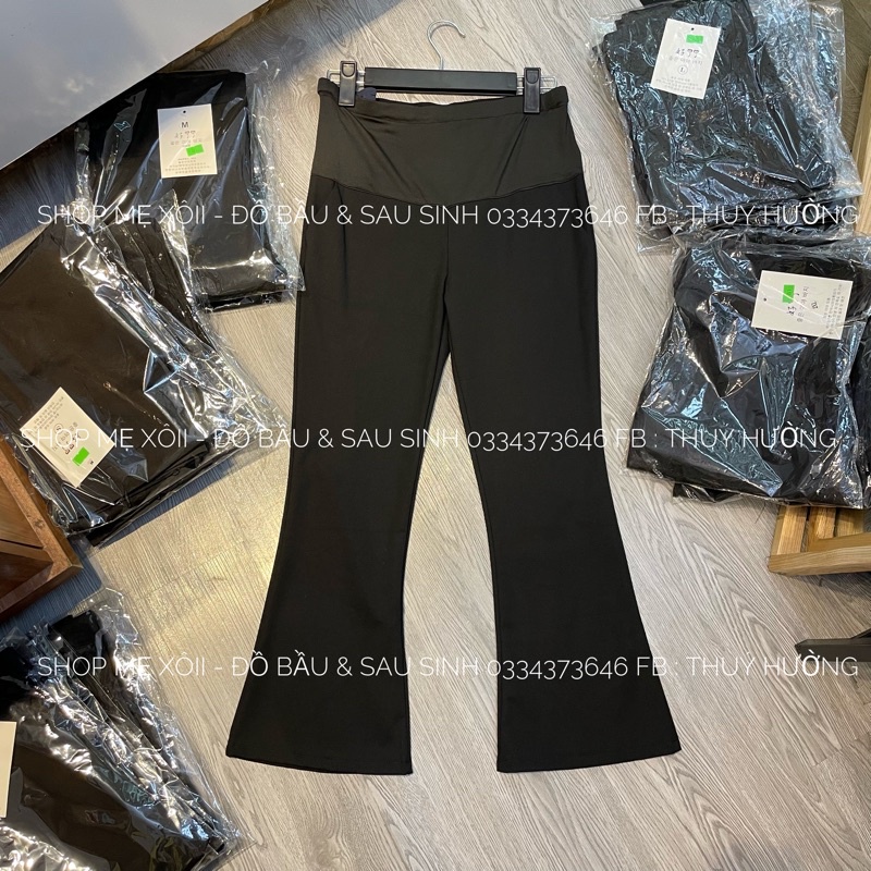 Quần Bầu Ống Loe Hàn Quốc + Áo Bầu (Ảnh Thật Shop Chụp)