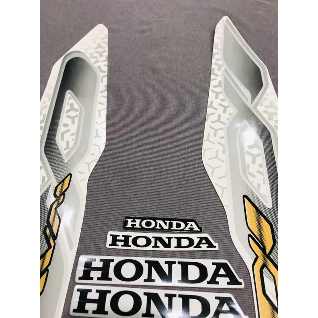 [Mã LIFEAU5SALE giảm 20k đơn 50k] Nguyên bộ tem rời 3 lớp zin thái dán xe máy Honda Wave a alpha 2019 trắng