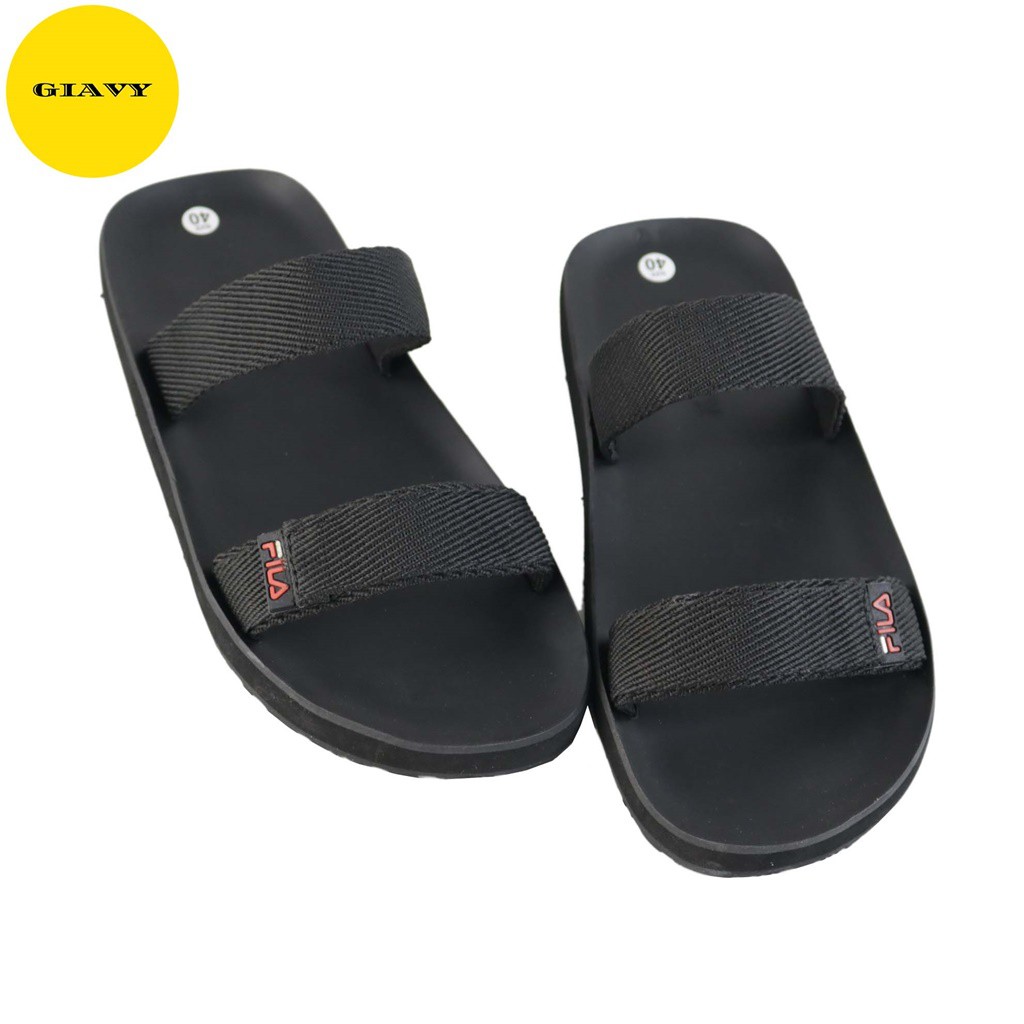 Dép nữ quai nhị vải bố, đế caosu K474 - GIAVY