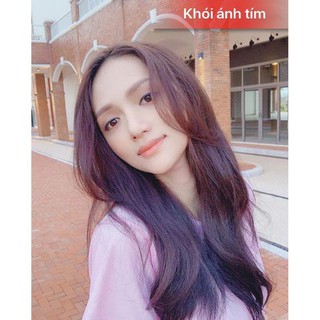 Một bộ thuốc nhuộm tóc màu Khói ánh tím + tặng oxy trợ nhuộm (tặng kèm gang tay và HDSD) <RẺ VÔ ĐỊCH>