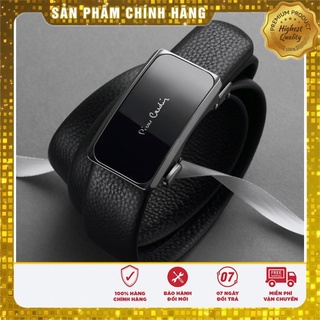   Chính Hãng  Thắt Lưng Nam Pierre Cardin Mặt Kính Da Bò 