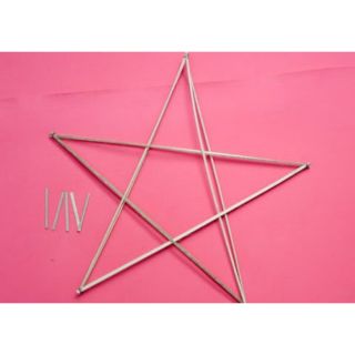 Bộ khung tre lồng đèn ngôi sao