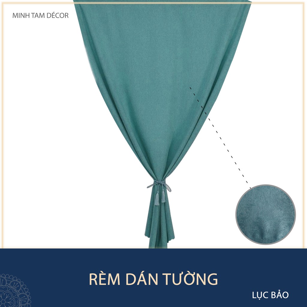 Rèm cửa dán tường, màn cửa chống nắng Minh Tâm , dễ dàng lắp đặt , dán trực tiếp