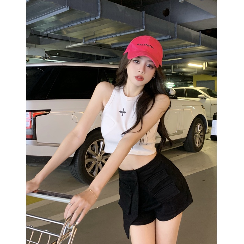 Cocory vn Áo Lửng Hai Dây Gợi Cảm Thời Trang Cho Nữ