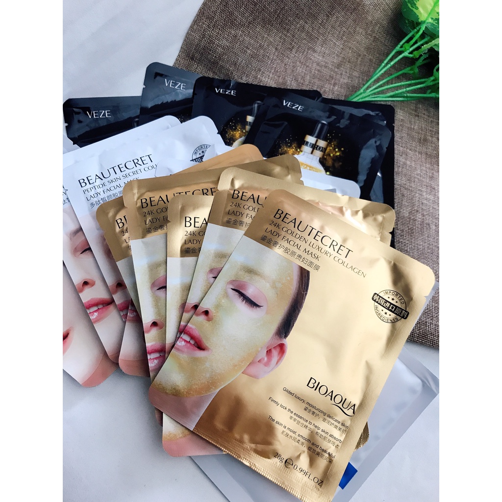 Combo 35 Mạt Nạ Dưỡng Da Dầu - Dưỡng Ẩm Chuyên Sâu