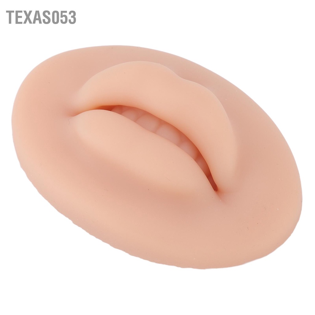Texas053 3 cái xăm Thực hành Môi Silicone Microblading Da 3D giả Hình Mỹ phẩm Trang điểm Đào tạo