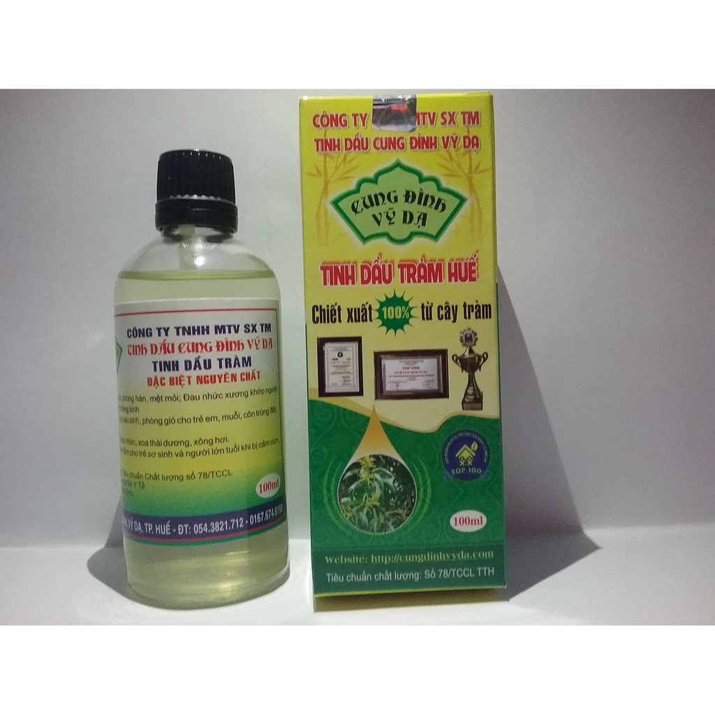 Dầu Tràm Huế Cung Đình Vỹ Dạ nguyên chât 100%