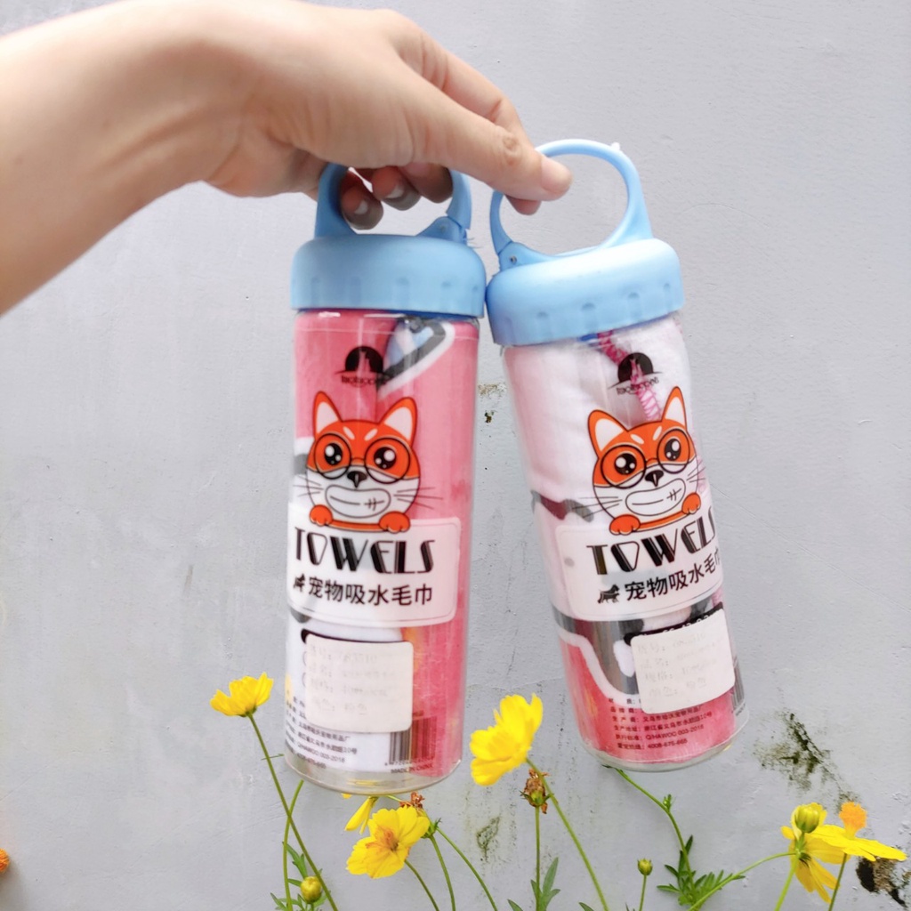 Khăn tắm cao cấp siêu thấm cho chó mèo Taotaopet
