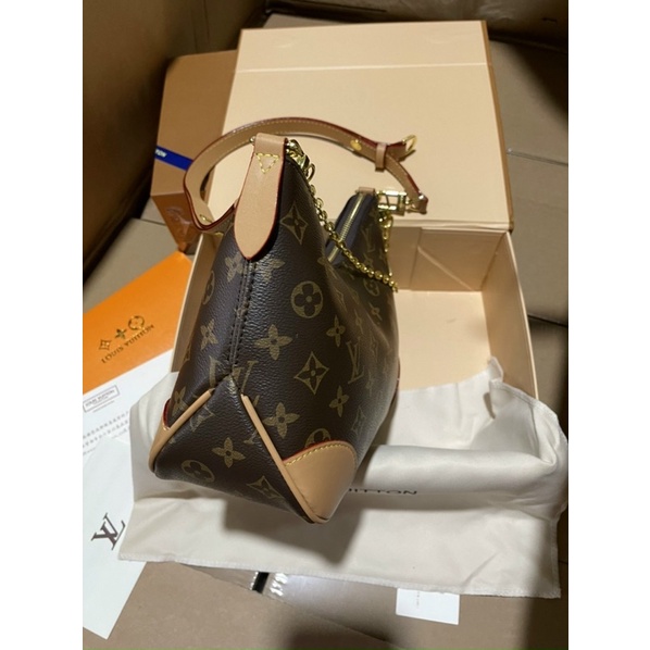 Túi kẹp nách lv da thật