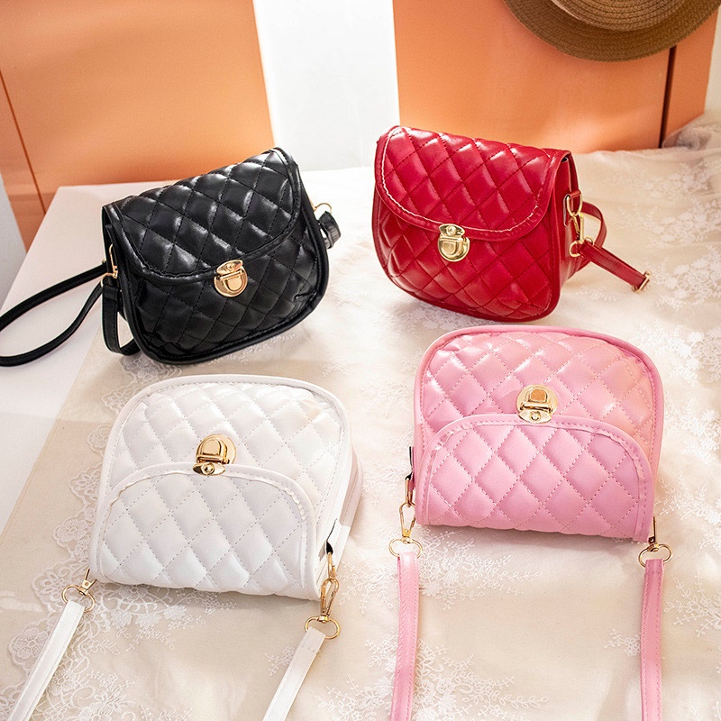 Túi đeo chéo nữ thời trang hàn quốc nhỏ xinh sọc Caro trẻ trung HX100