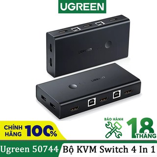 Bộ chia tín hiệu kvm switch hdmi ugreen 50744 cao cấp