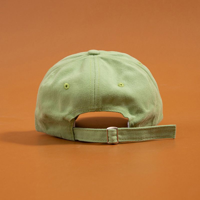 Mũ Lưỡi Trai Chất Liệu Cotton Màu Trơn Thêu Họa Tiết Chiếc Lá Thời Trang Cho Nam Và Nữ