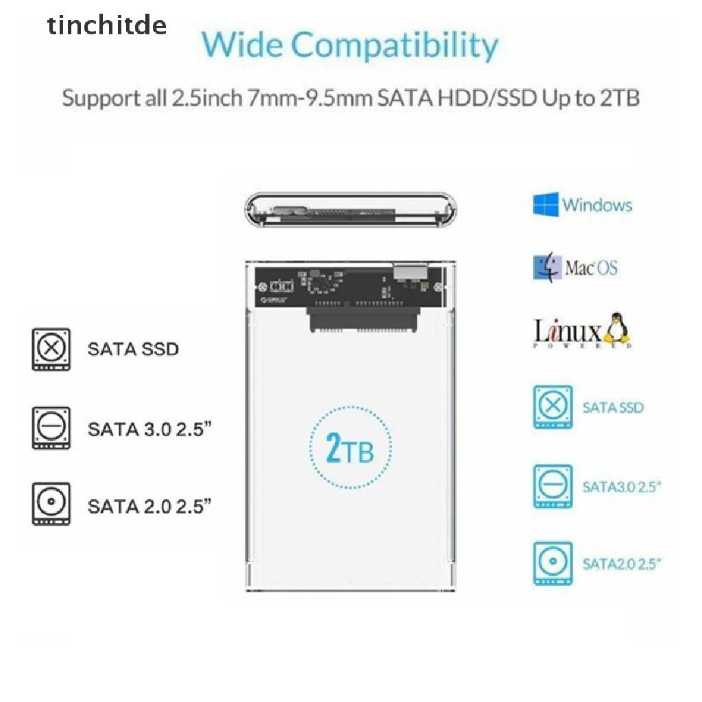 Khay Đựng Ổ Cứng USB 3.0 SATA HDD / SSD 2.5 &quot;