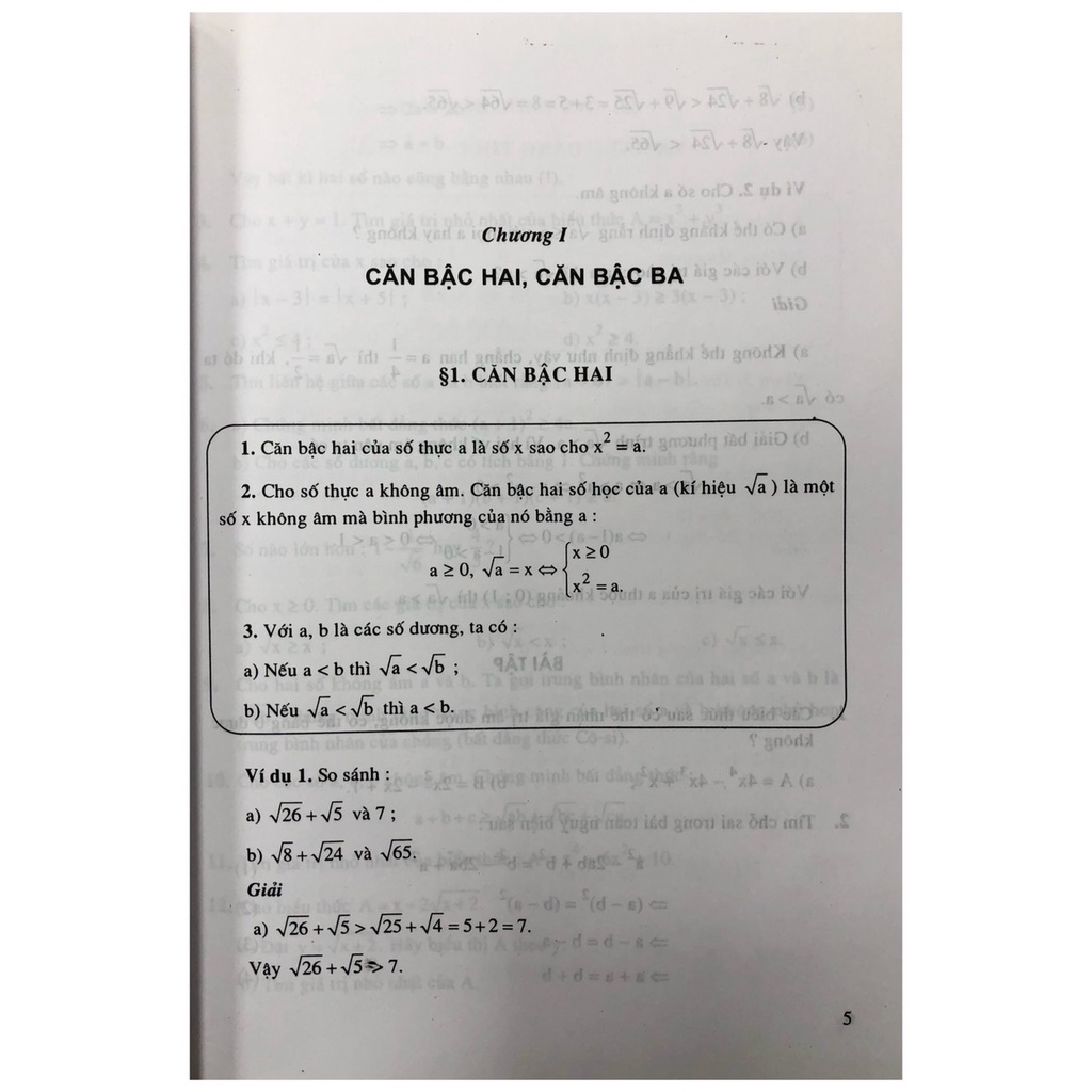 Sách - Toán bồi dưỡng học sinh lớp 9 - Đại số