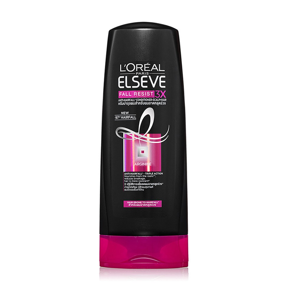 Dầu xả ngăn gãy rụng tóc L'Oreal Paris Elseve Fall Resist 3X Conditioner - Pháp Chính Hãng