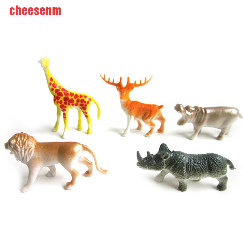 Set 8 Mô Hình Các Loài Động Vật Bằng Nhựa Cho Bé