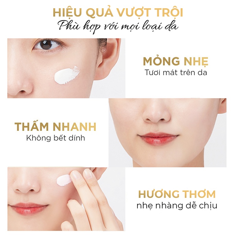 Kem Chống Nắng Cho Da Khô Oriskin UV Perfect Sun Cream, Nâng Tone Da, Dùng Cho Cả Da Dầu Mụn, Nhạy Cảm.