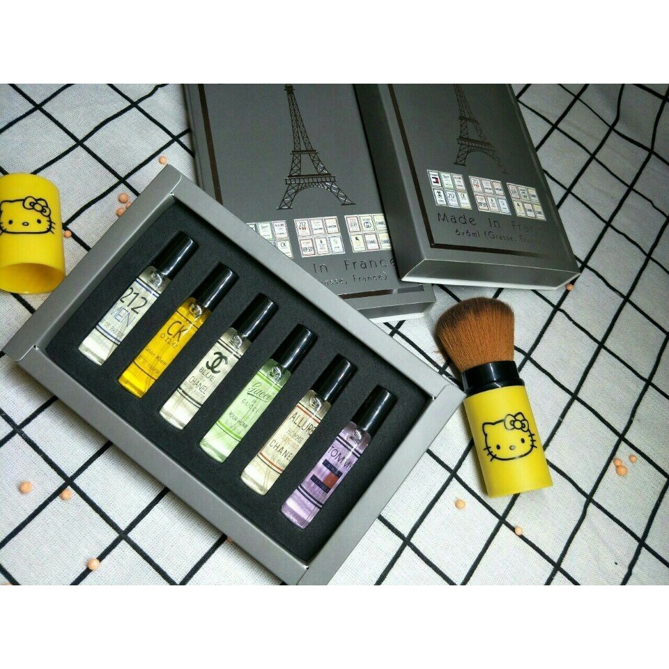 SÉT 6 CHAI NƯỚC HOA CHIẾT PHÁP 10ML