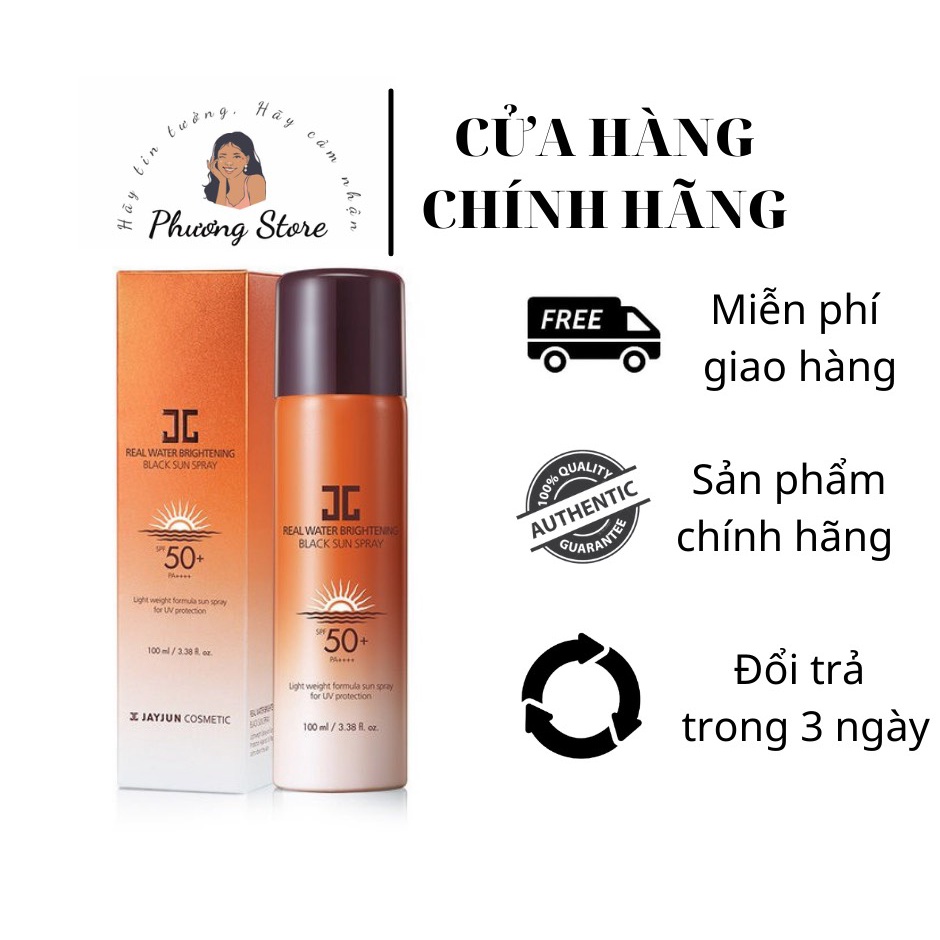 (Chính Hãng hsd 8/5/2021) Xịt chống nắng JAYJUN REAL WATER