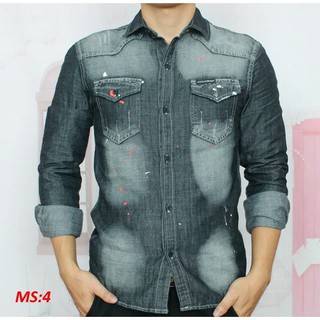 Áo sơ mi bò nam mới nhất 2019