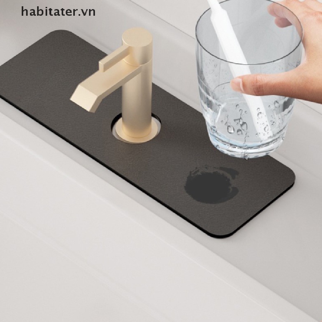 Thảm Lót Vòi Nước Bồn Rửa Chén Thấm Hút Tốt