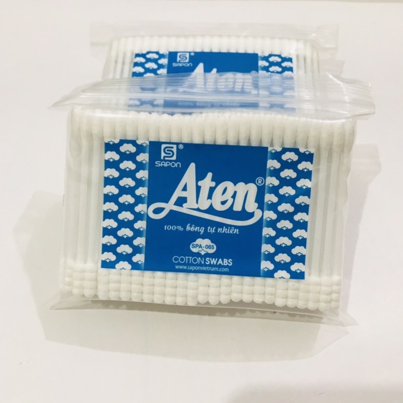 Tăm bông ngoáy tai Aten 180 que/gói