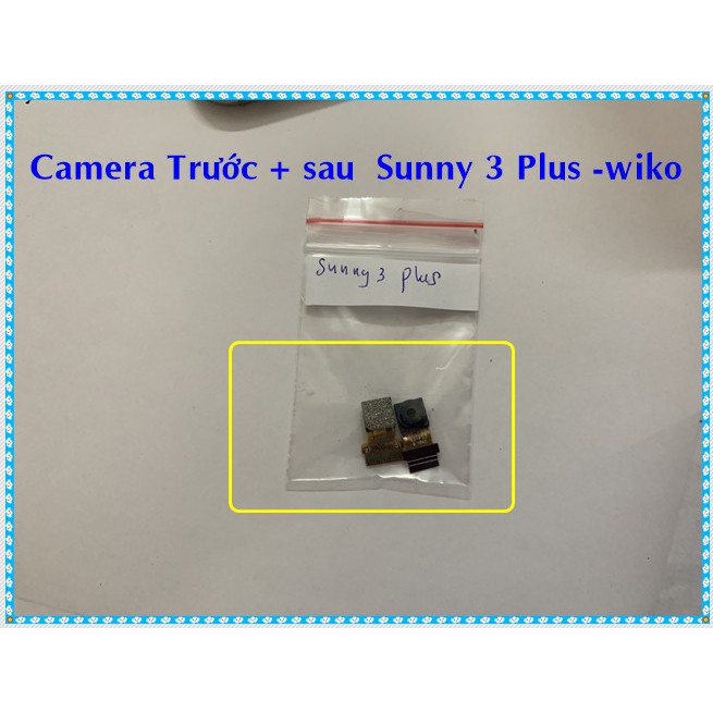 Camera trước + sau Sunny 3 plus - wiko