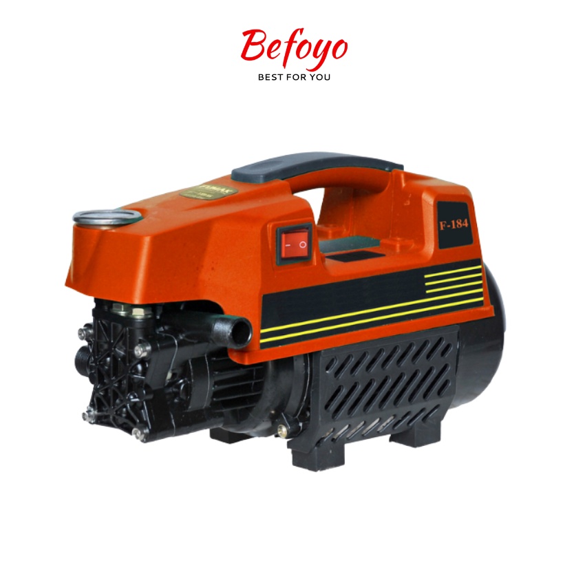 Máy rửa xe Fumak Nhật Bản F184 - F186 (Cam, xanh xám) - áp lực 120 bar - công suất 1900W - Bảo hành 
