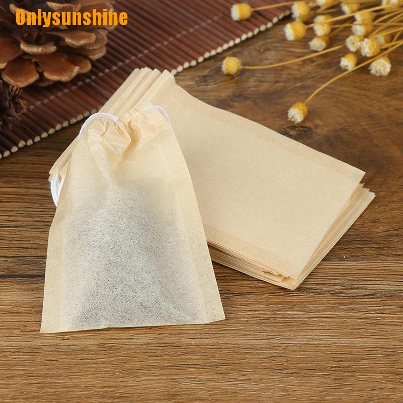 Bộ 100 Túi Lọc Trà Có Dây Rút Tiện Lợi