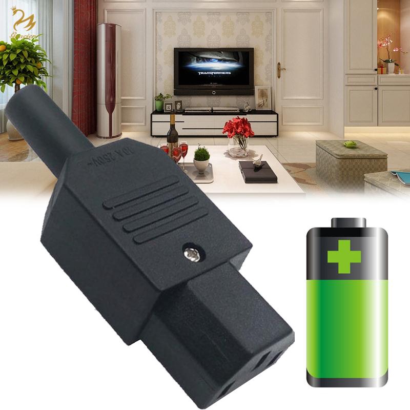 Ổ cắm dây nguồn cho phụ kiện cáp cắm 250V 10A chuyên dụng cao cấp độc đáo 1500KW 8 * 2.3 * 2cm | BigBuy360 - bigbuy360.vn