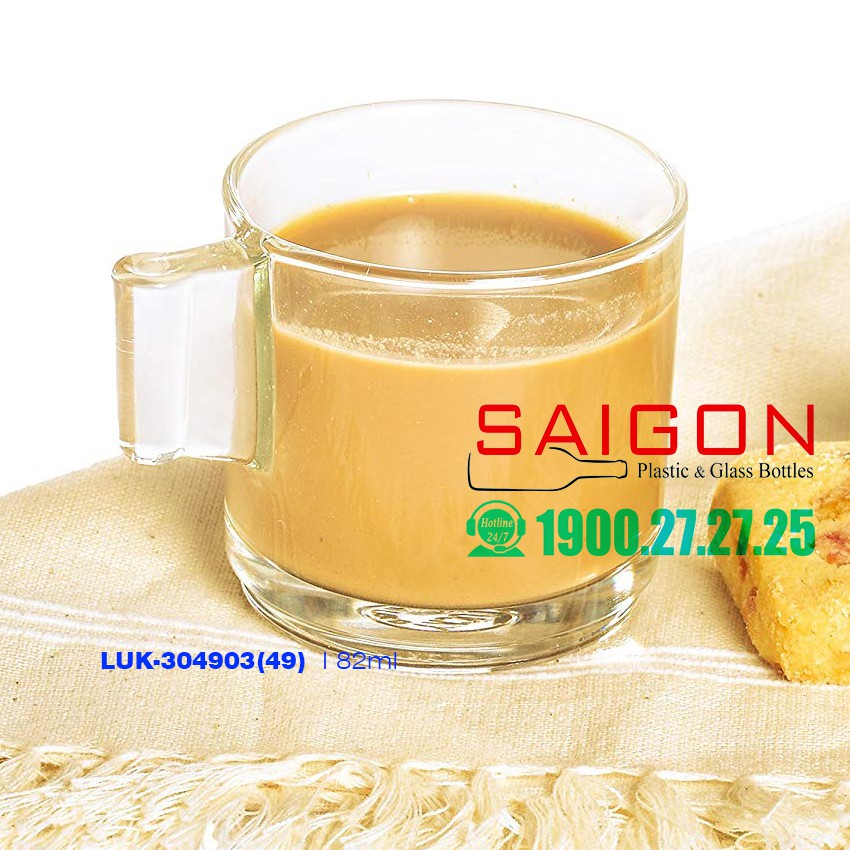 Bộ Tách Thủy Tinh Cafe Nóng 82ml | LUK-304903(49) | BigBuy360 - bigbuy360.vn
