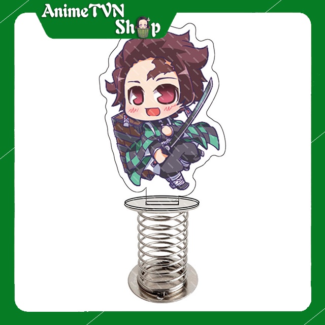 Mô hình đồ chơi Lò xo Mica Anime Manga Kimetsu no Yaiba  - Nhựa Cứng Acrylic