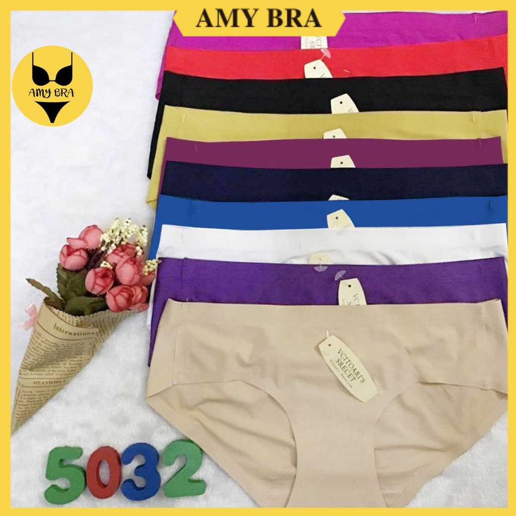 Combo 10 Quần lót su đúc trơn 💖FREESHIP💖 Quần Chip nữ AMY BRA -Q5032.33