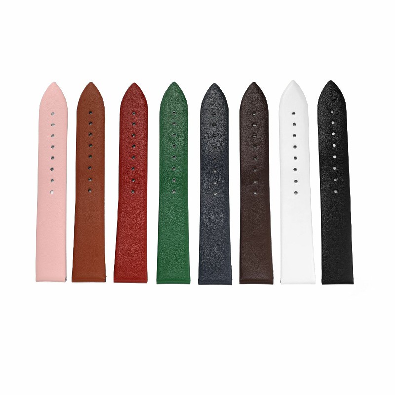 Dây Đeo Thay Thế Bằng Da Thật Siêu Mỏng Cho Đồng Hồ 8mm 10 12 13 14 15 16 17 18 19 20mm 21 22mm